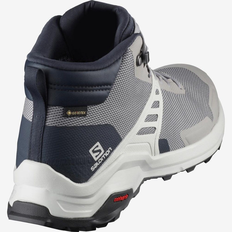 Salomon X Raise Mid Gore-Tex Walking Boots Gray | OPNK-17638