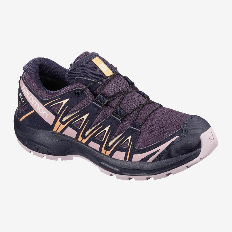 Salomon Xa Pro 3D Cswp J Trail Running Shoes Purple | PBDL-89431