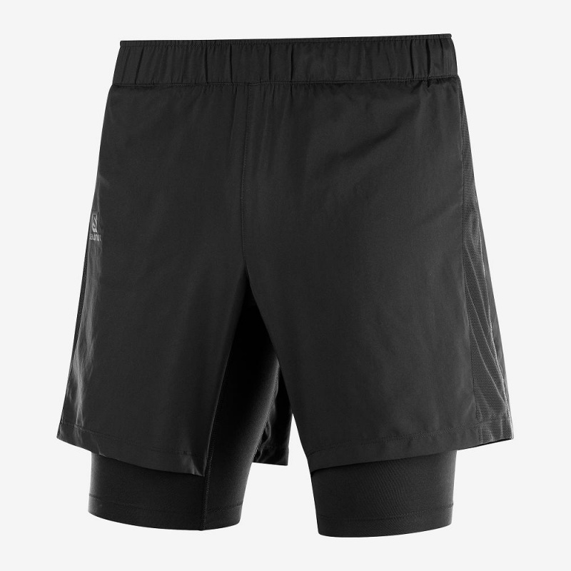 Salomon Xa Twinskin Shorts Black | NQLY-27493