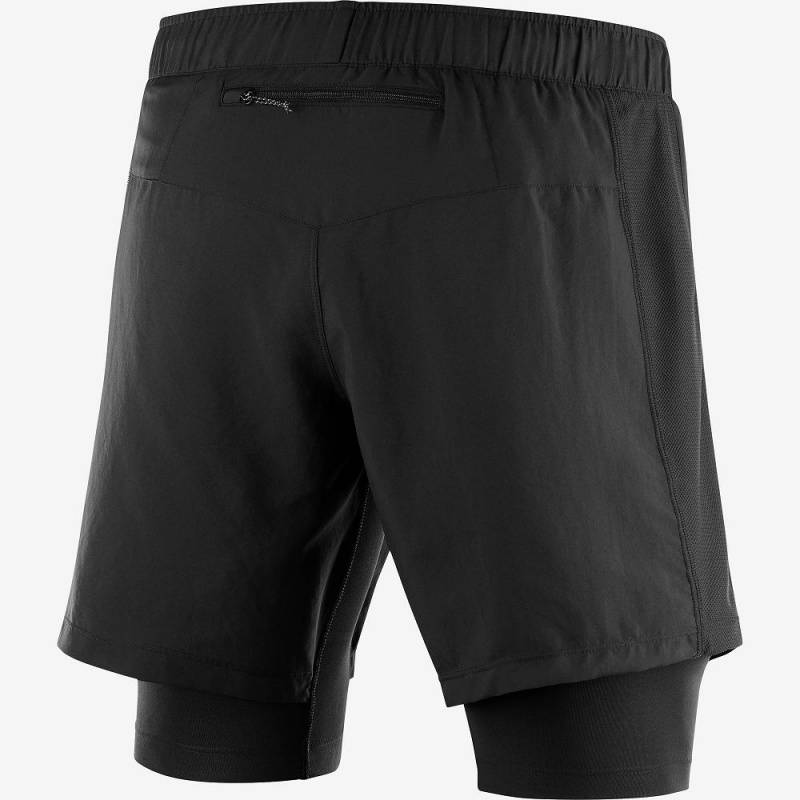 Salomon Xa Twinskin Shorts Black | NQLY-27493