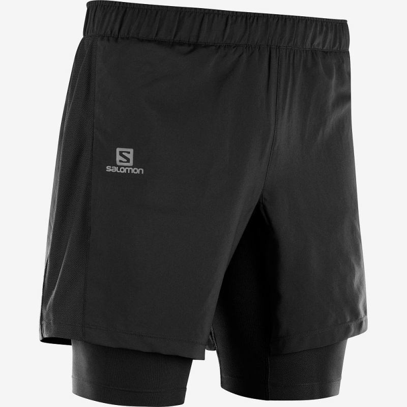 Salomon Xa Twinskin Shorts Black | NQLY-27493